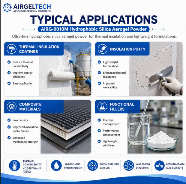 Airgeltech OmniTherm® Silica Aerogel Powder
