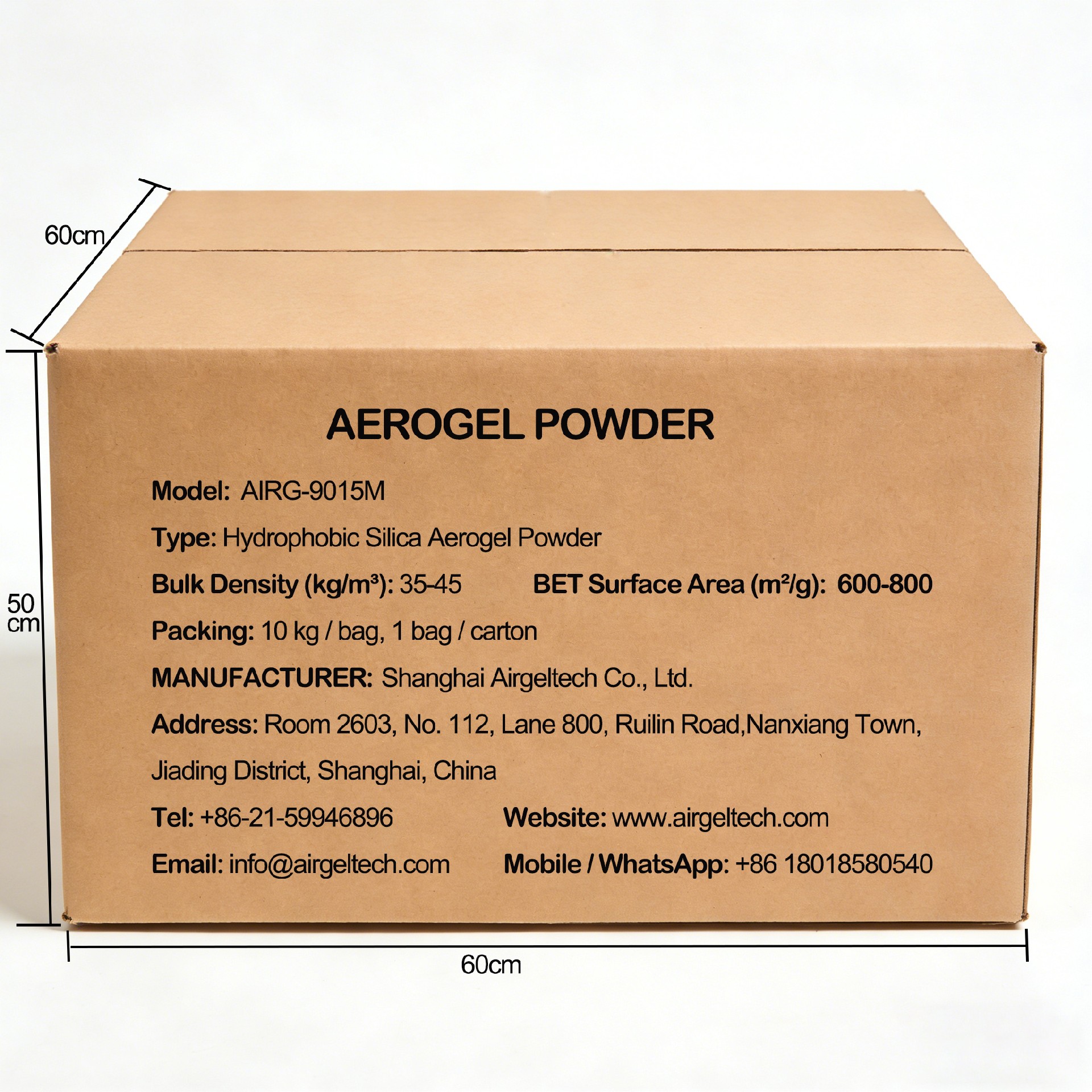AIRG-9015M Hydrophobic Silica Aerogel Powder